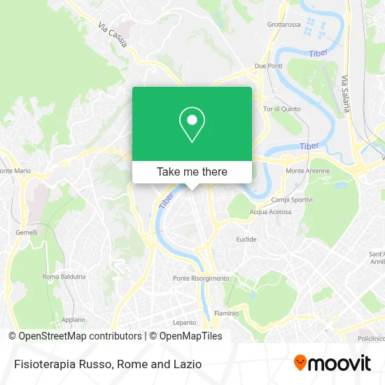 Fisioterapia Russo map