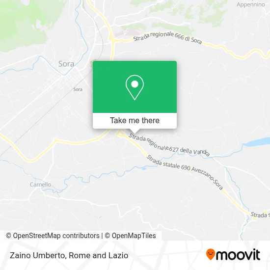 Zaino Umberto map