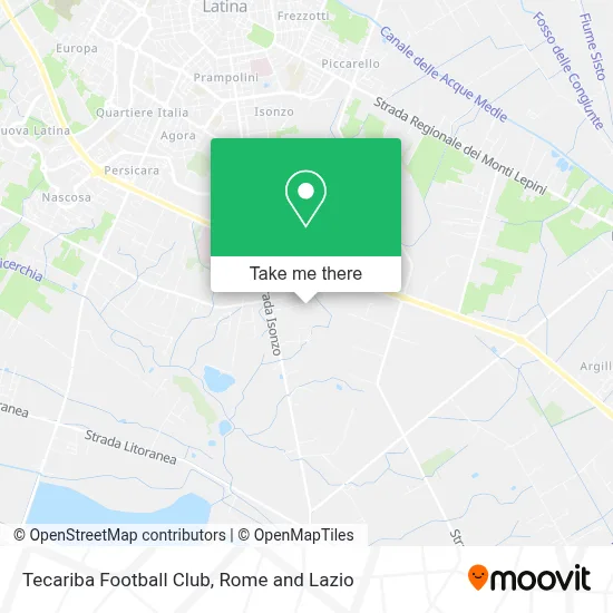 Tecariba Football Club map