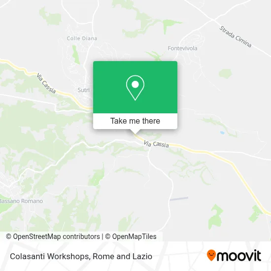 Colasanti Workshops map