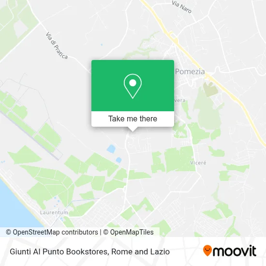 Giunti Al Punto Bookstores map