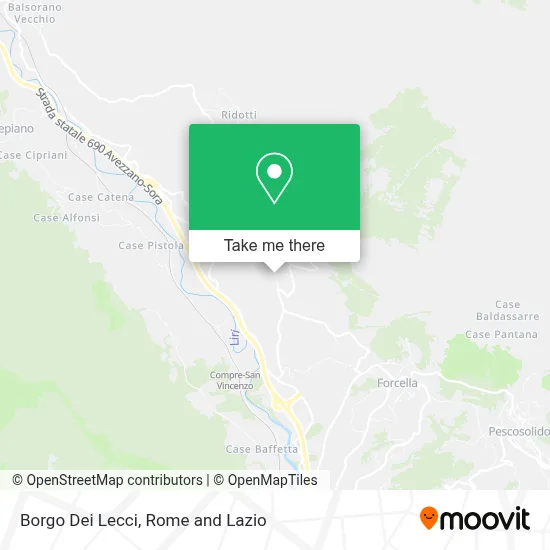 Borgo Dei Lecci map