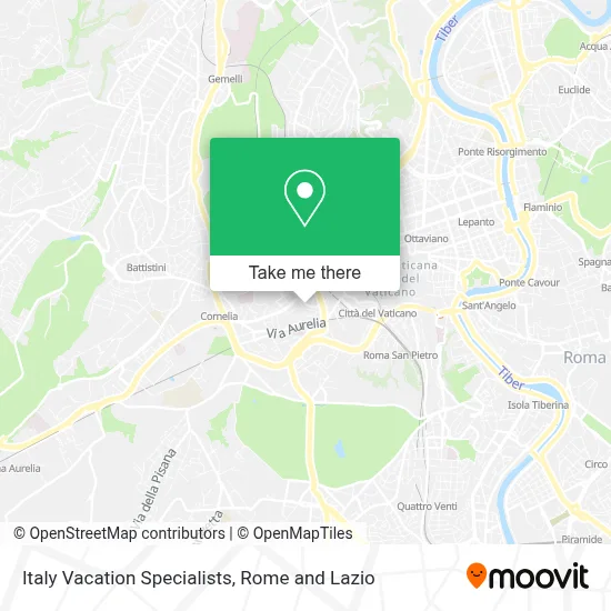 Italy Vacation Specialists map