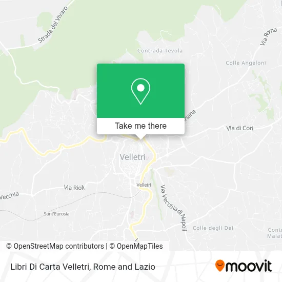 Libri Di Carta Velletri map