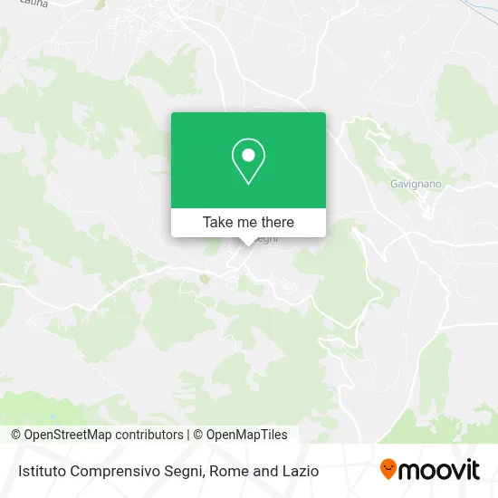Istituto Comprensivo Segni map