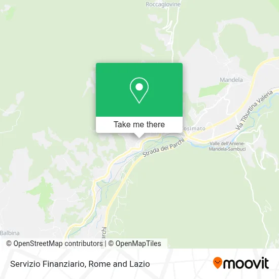 Servizio Finanziario map