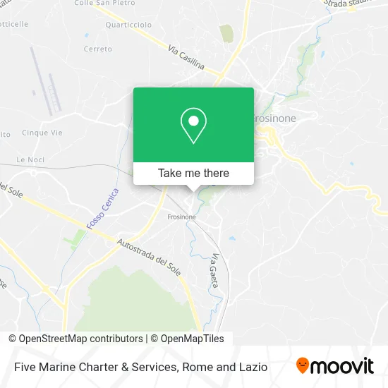 Five Marine Charter & Services map