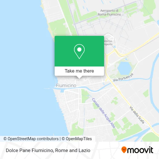 Dolce Pane Fiumicino map