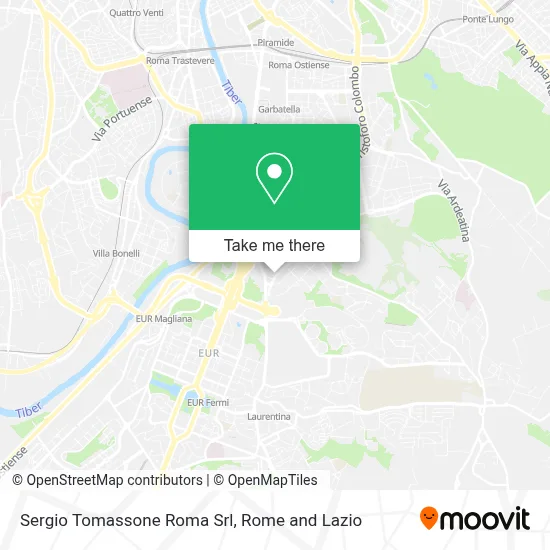Sergio Tomassone Roma Srl map