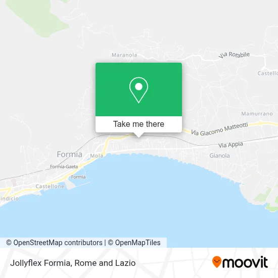 Jollyflex Formia map