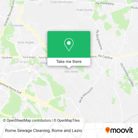 Rome Sewage Cleaning map