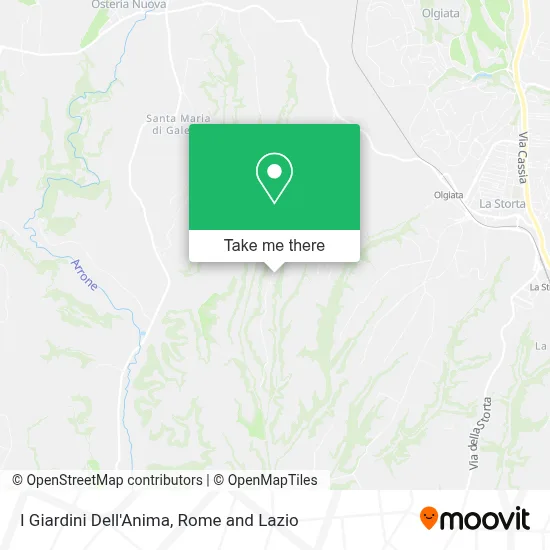 I Giardini Dell'Anima map
