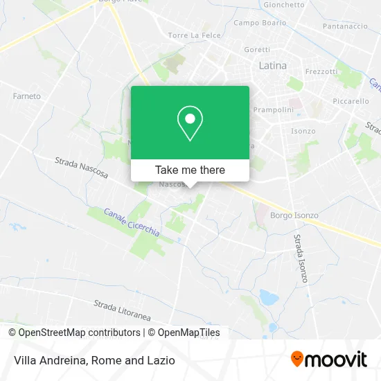 Villa Andreina map