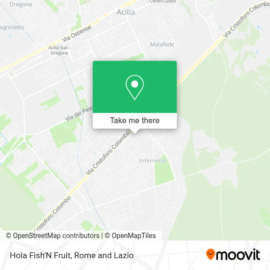 Hola Fish'N Fruit map