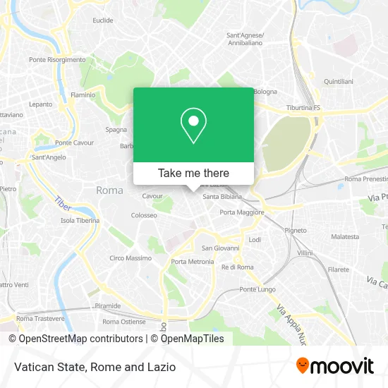 Vatican State map