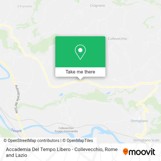 Accademia Del Tempo Libero - Collevecchio map