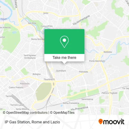 IP Gas Station map