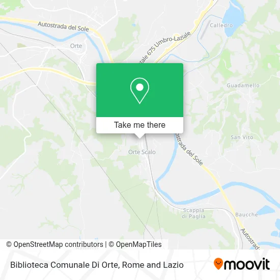 Biblioteca Comunale Di Orte map