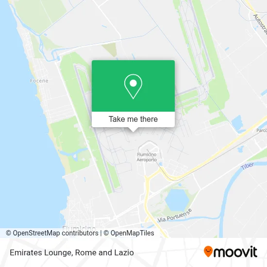 Emirates Lounge map