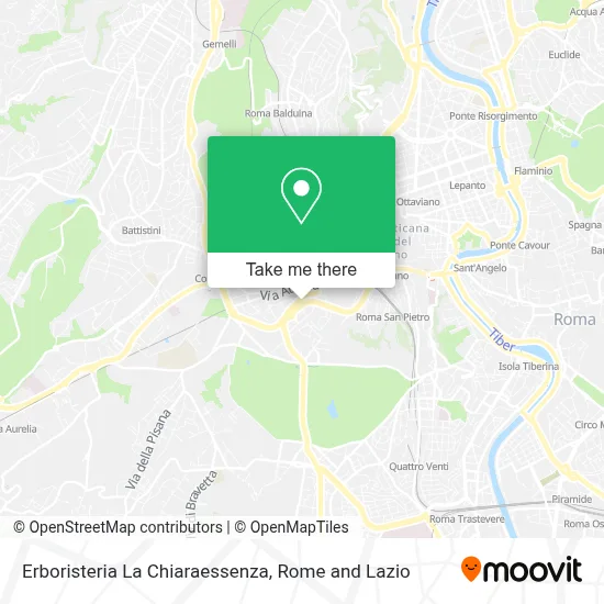 Erboristeria La Chiaraessenza map