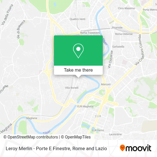 Leroy Merlin - Porte E Finestre map