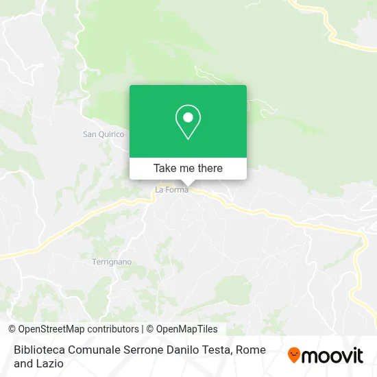 Biblioteca Comunale Serrone Danilo Testa map