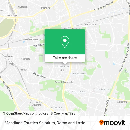Mandingo Estetica Solarium map
