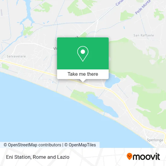 Eni Station map
