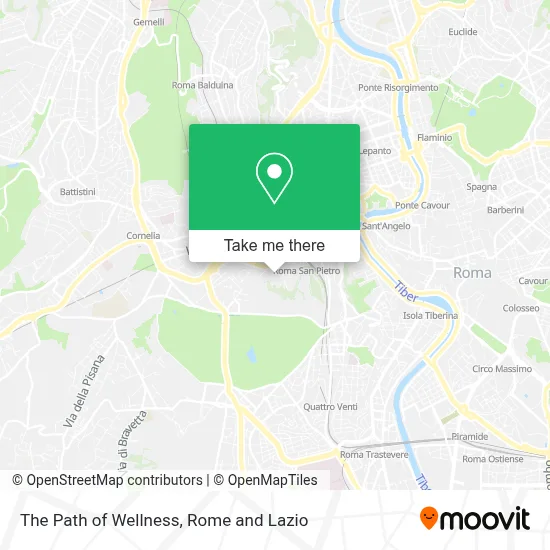 The Path of Wellness map