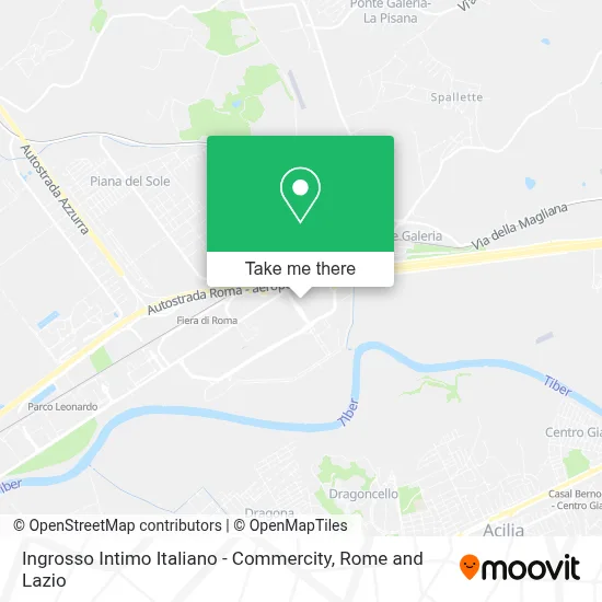Ingrosso Intimo Italiano - Commercity map