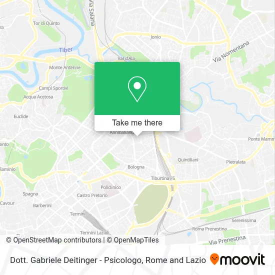 Dott. Gabriele Deitinger - Psicologo map