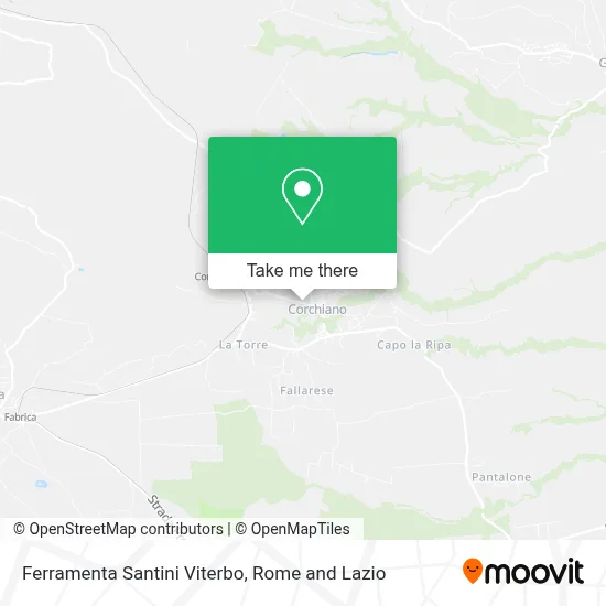 Ferramenta Santini Viterbo map