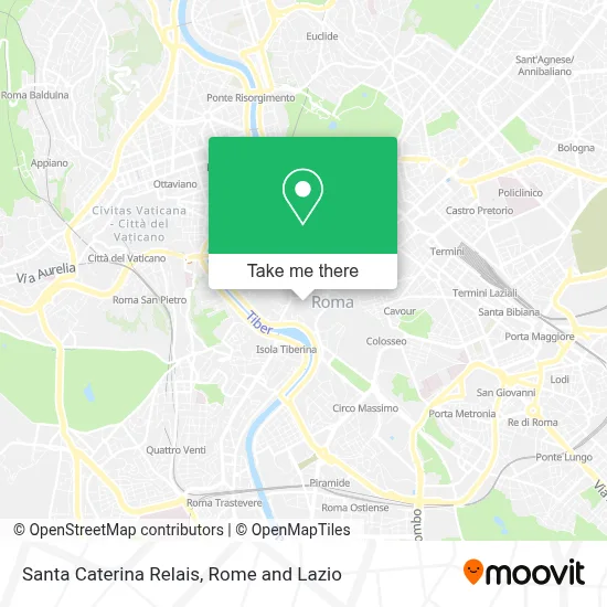 Santa Caterina Relais map