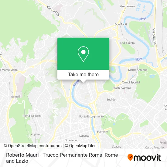 Roberto Mauri - Trucco Permanente Roma map