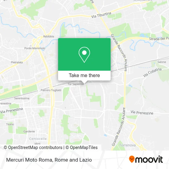 Mercuri Moto Roma map
