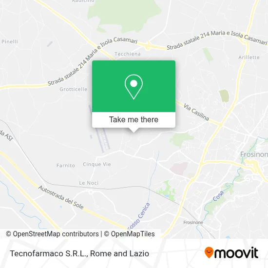 Tecnofarmaco S.R.L. map