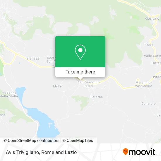 Avis Trivigliano map