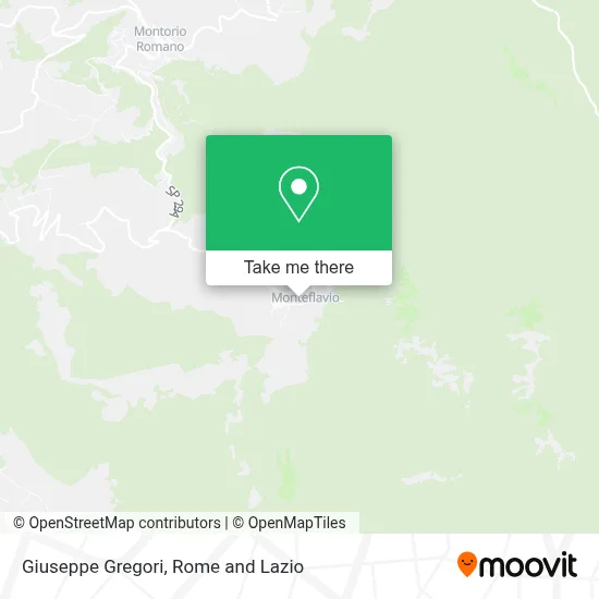 Giuseppe Gregori map