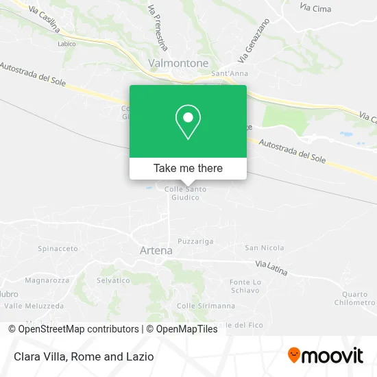 Clara Villa map