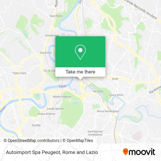 Autoimport Spa Peugeot map