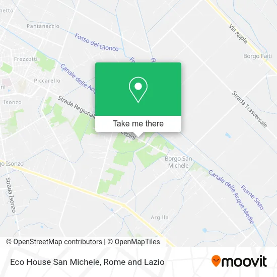 Eco House San Michele map