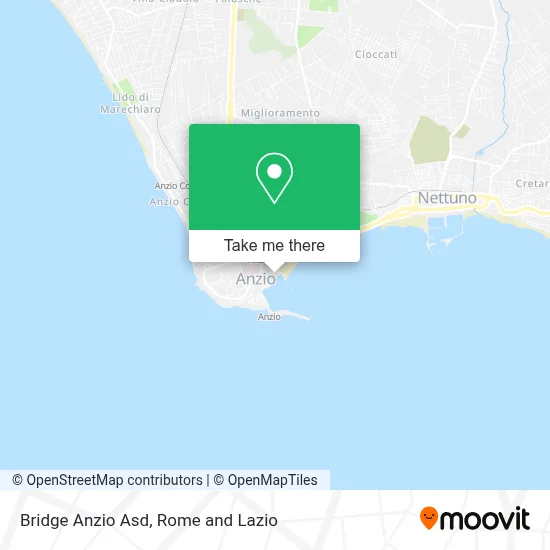 Bridge Anzio Asd map