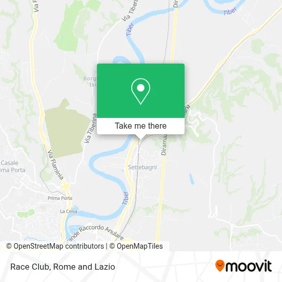 Race Club map