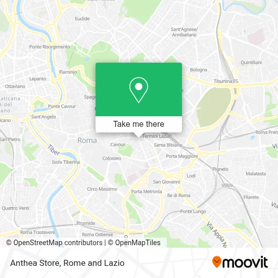 Anthea Store map