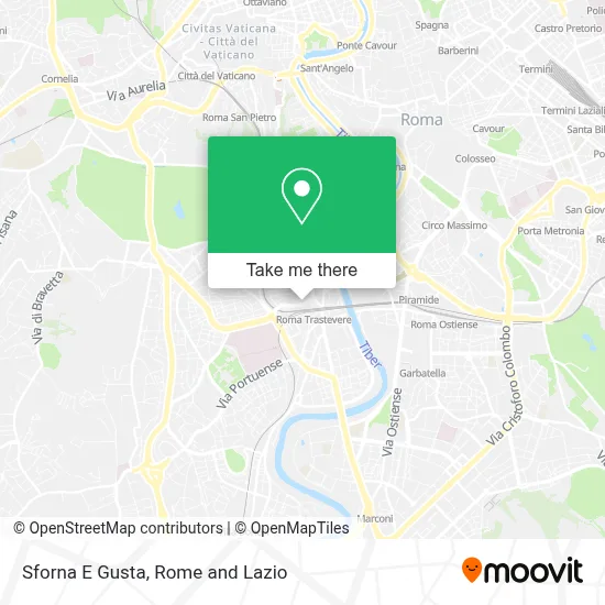 Sforna E Gusta map