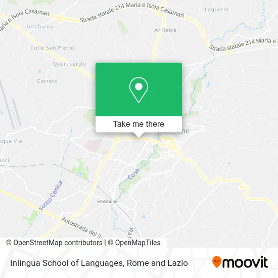 Inlingua School of Languages map