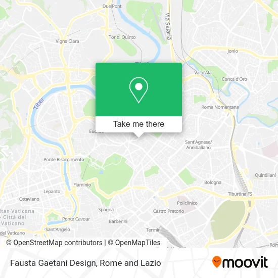 Fausta Gaetani Design map