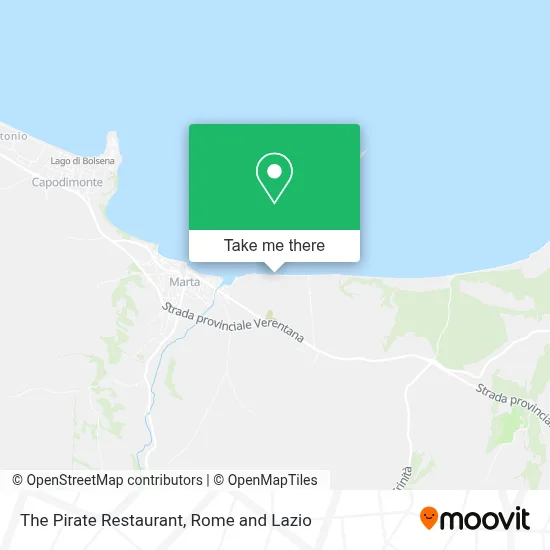 The Pirate Restaurant map