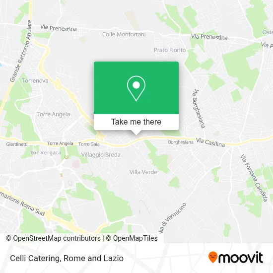 Celli Catering map