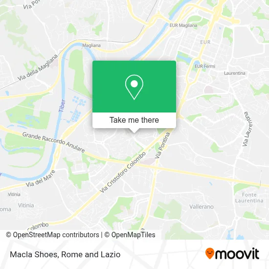 Macla Shoes map